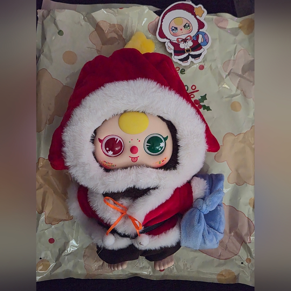 NIB 400% SANTA SPECIAL PLUSH BB3 CHRISTMAS w/ SPECIAL BOBA EYES